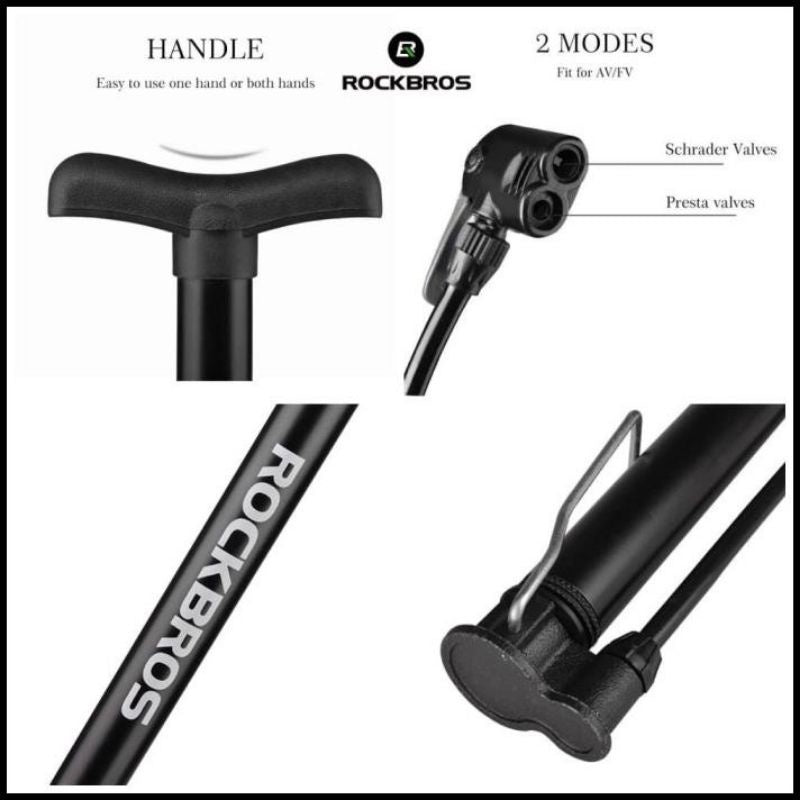 Rockbros Mini Floor Pump (120psi)