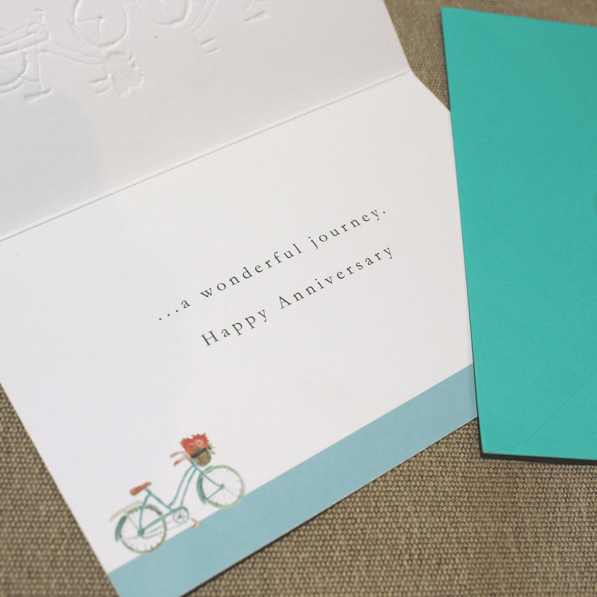 A Beautiful Ride Anniversary Card
