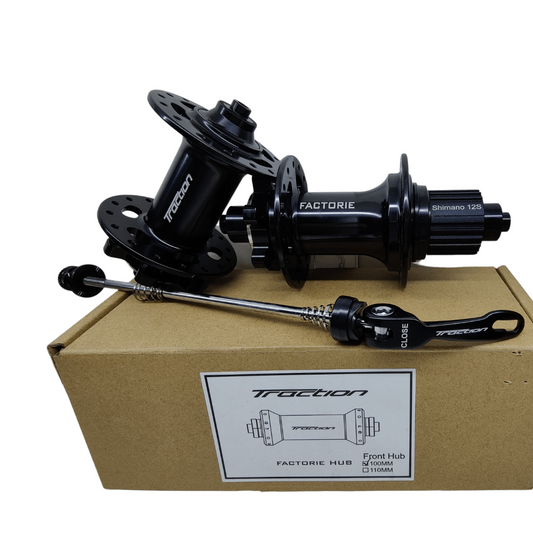 Traction Factorie 12 Speed Hub Set with Quick Release Skewers