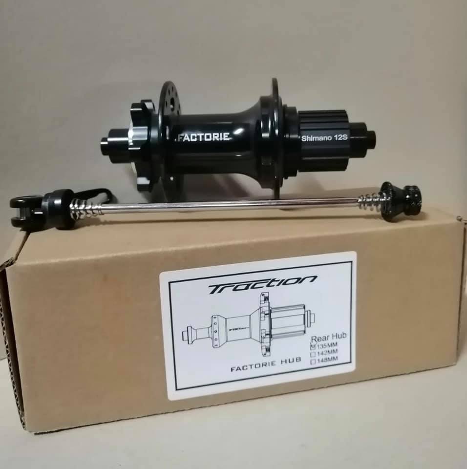 Traction Factorie 12 Speed Hub Set with Quick Release Skewers