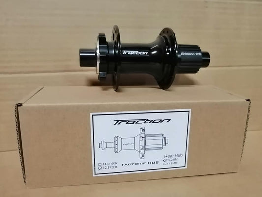 Traction Factorie 12 Speed Hub Set with Quick Release Skewers