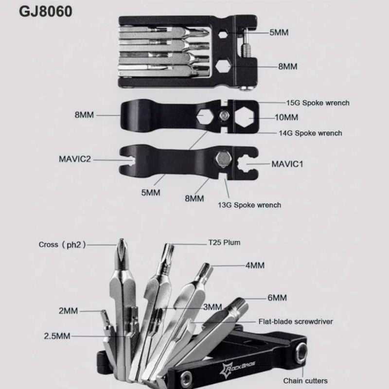 RockBros Compact Multi-Tool 20 in 1