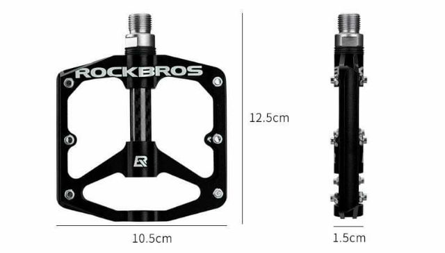 RockBros Aluminum Pedal w/ Carbon