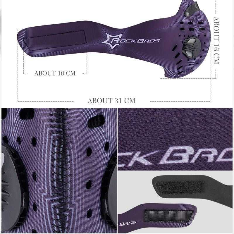 RockBros Cycling Mask w/ Filter Valves