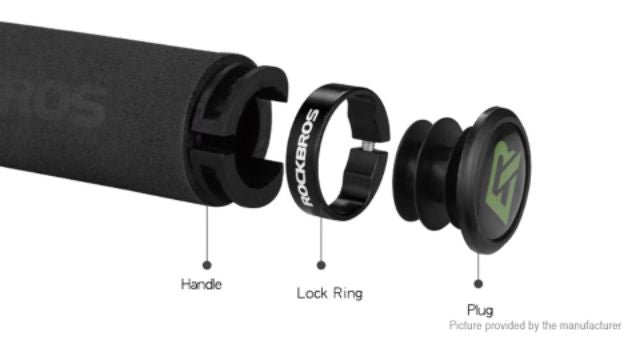 RockBros Silicon Handlebar Grips w/ lock