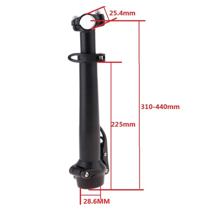 Litepro Telescopic Folding Stem (For Folding Bikes)