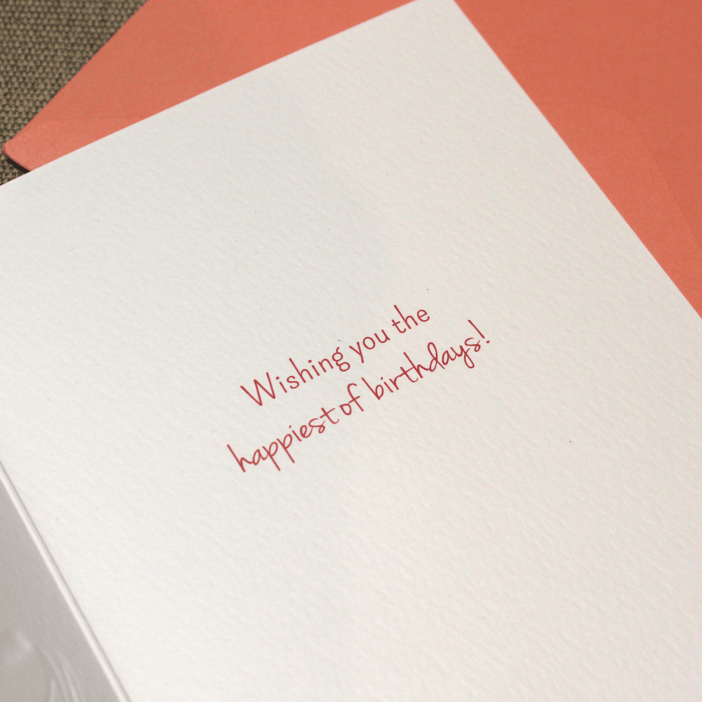 Bike w/ Basket Birthday Card