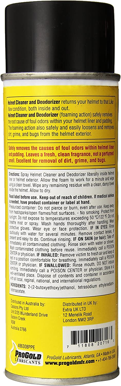 ProGold Helmet Cleaner & Deodorizer
