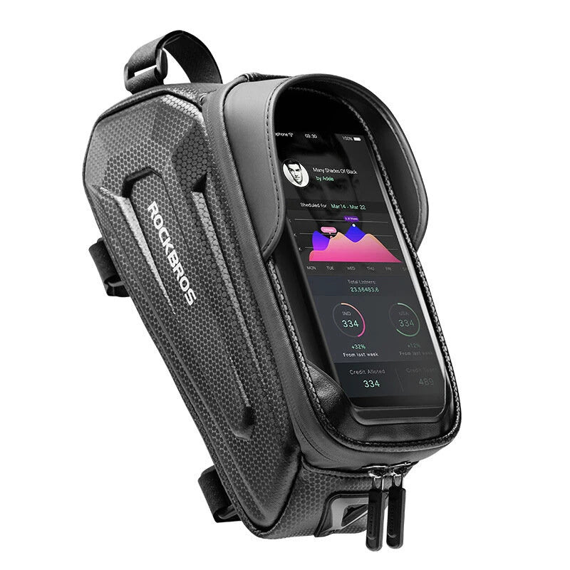 RockBros Hard Shell Top Tube Phone Bag