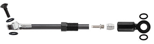 Jagwire Hydraulic Hose with Fittings (2m)- DOT Fluid (SRAM)