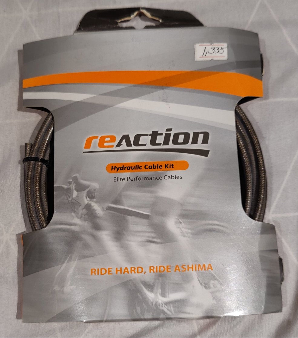 Ashima ReAction Hydraulic Hose w/ Shimano FIttings- Mineral Oil (Shimano)