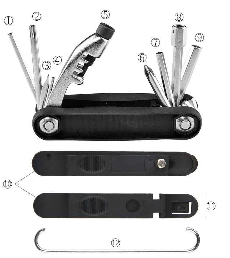RockBros Compact Multi-Tool 12 in 1