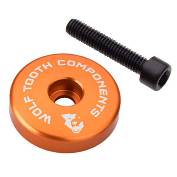 Wolf Tooth Ultralight Aluminum Stem Cap + Integrated 5mm Spacer
