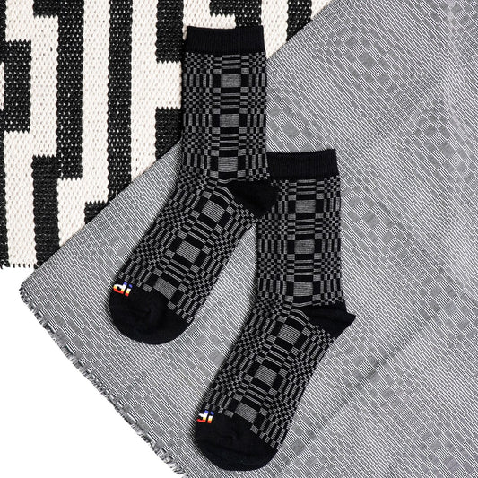 Binakul (Kusikus Black)- INDI Heritage Socks (Adult)