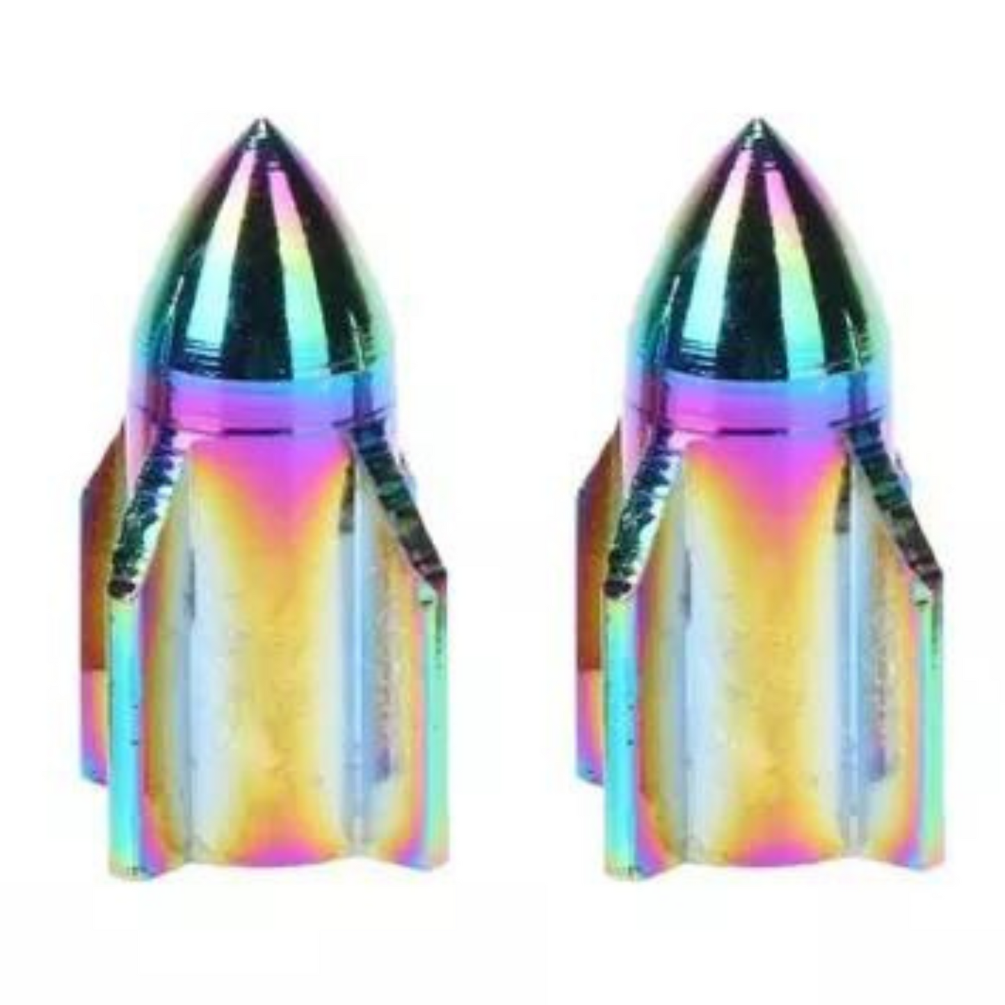 Rocket Ship Valve Caps (Schrader)