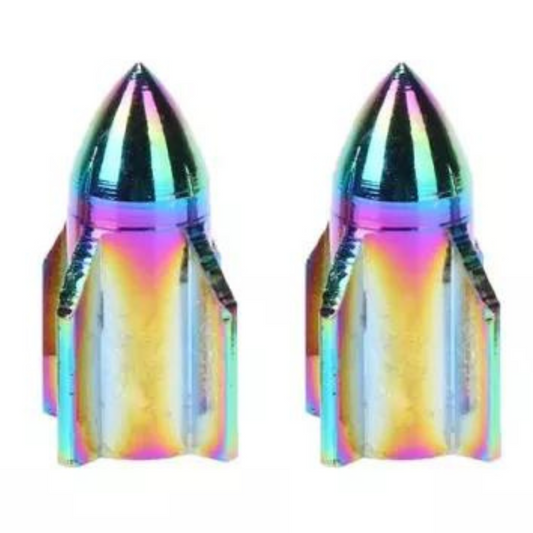 Rocket Ship Valve Caps (Schrader)