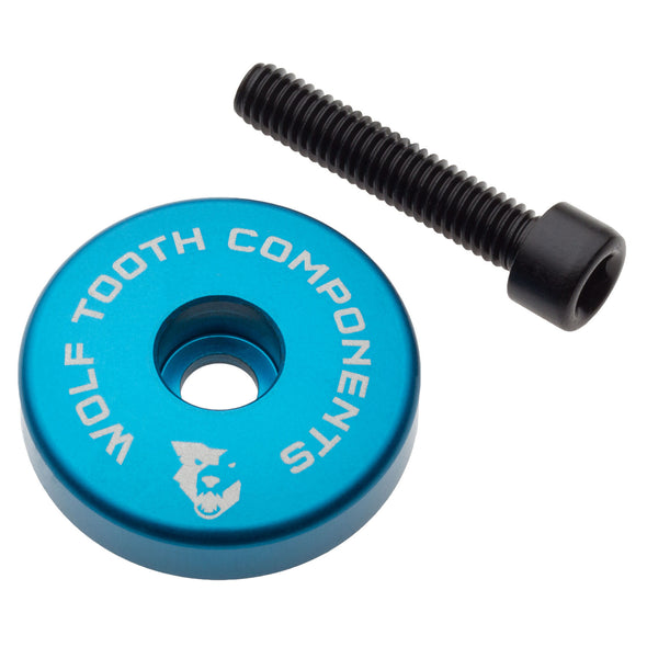 Wolf Tooth Ultralight Aluminum Stem Cap + Integrated 5mm Spacer