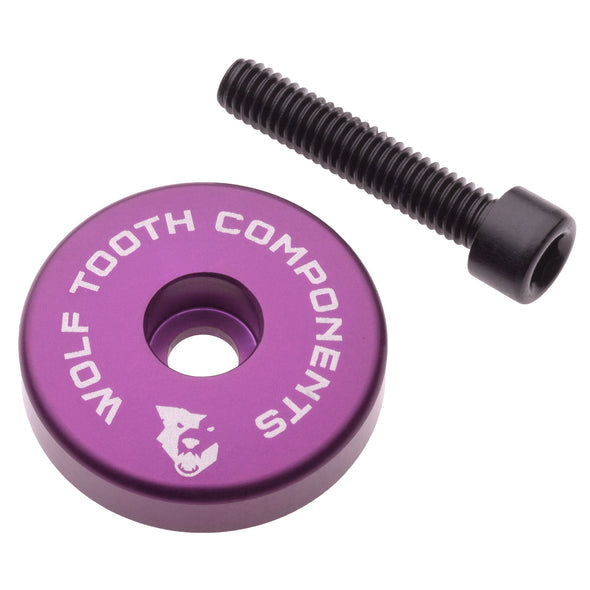 Wolf Tooth Ultralight Aluminum Stem Cap + Integrated 5mm Spacer