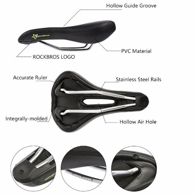 RockBros Saddle - Medium w/ Cutout