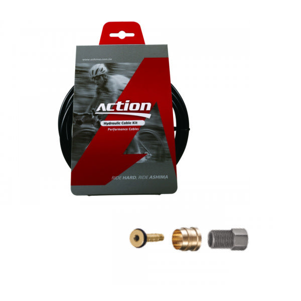 Ashima ReAction Hydraulic Hose w/ Shimano FIttings- Mineral Oil (Shimano)