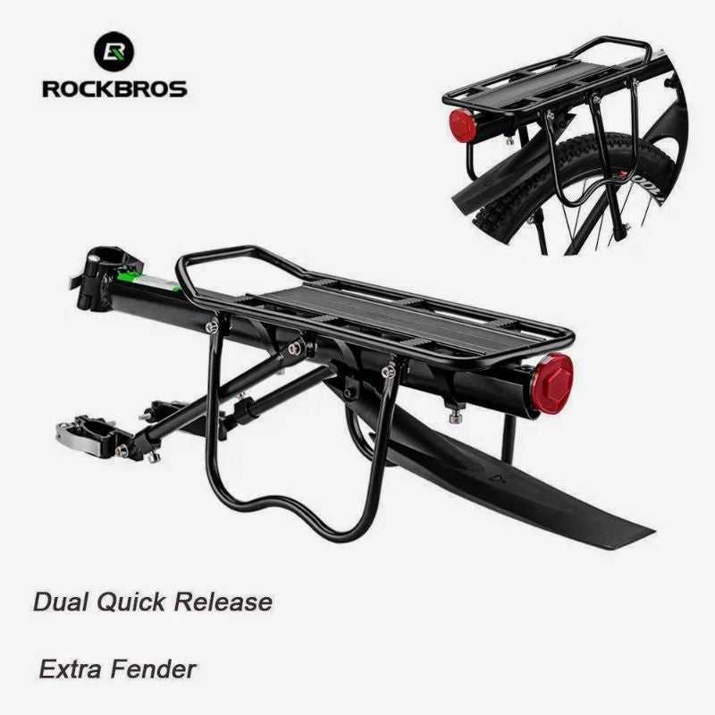 Rockbros Rear Carrier w/ Fender