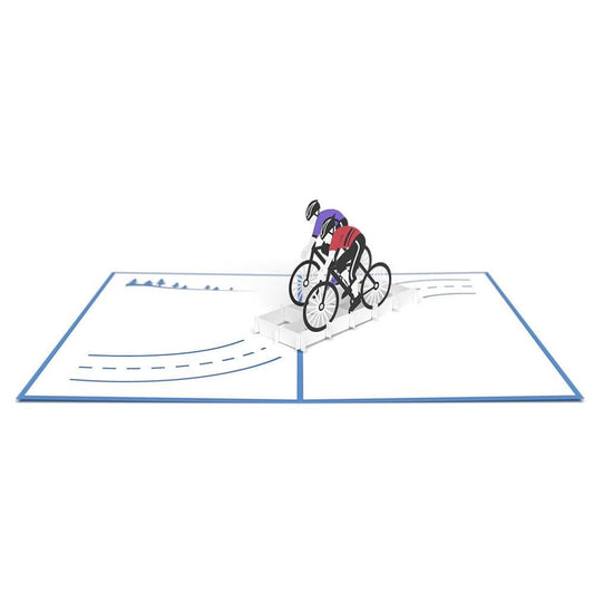Pop-up Cyclist Card
