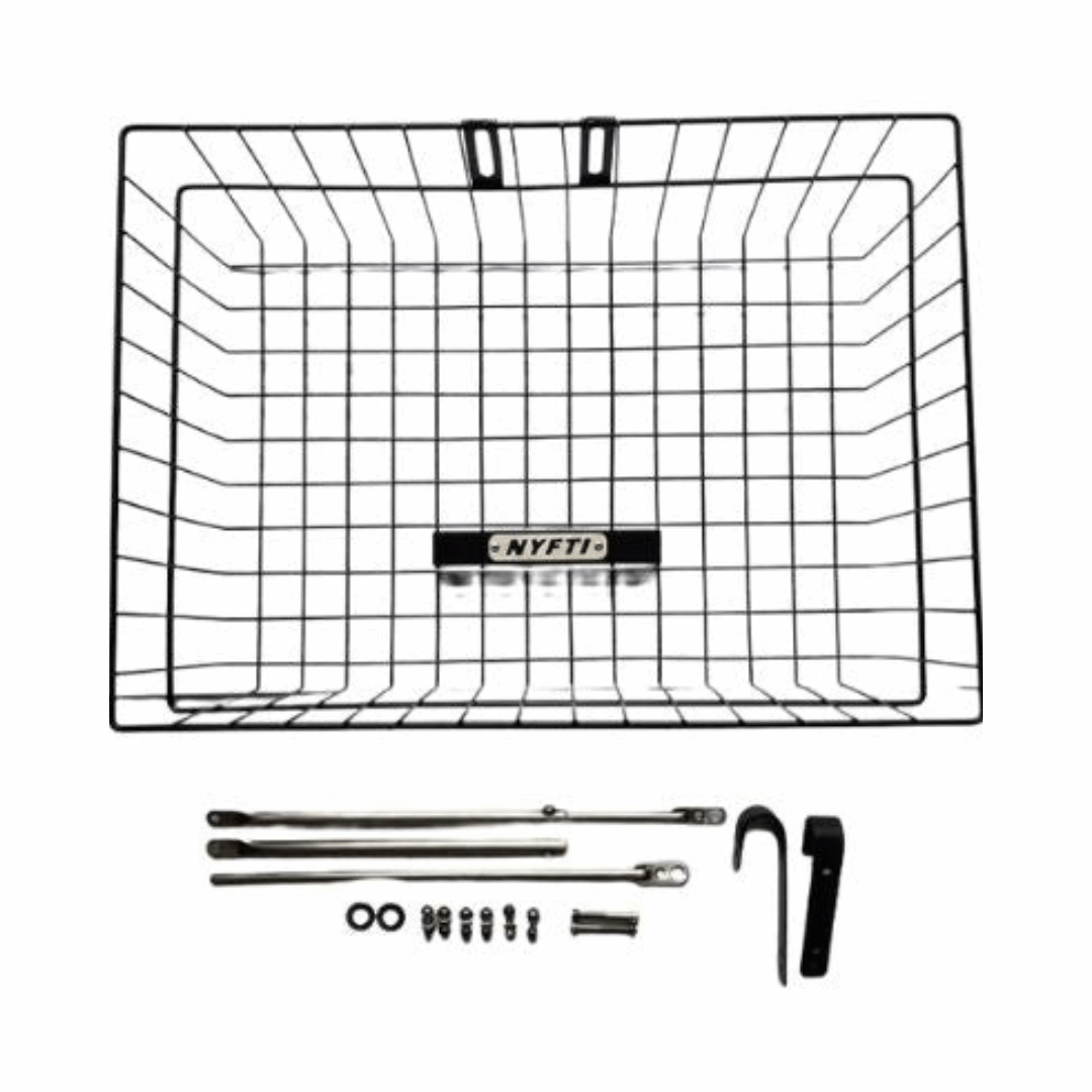 Nyfti Bicycles Front Rack - Wire Basket 4330 (Large)