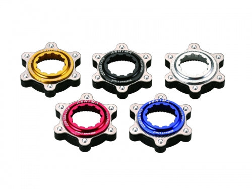 Ashima Centerlock Hub Rotor Adaptor: Centerlock to 6 Bolt