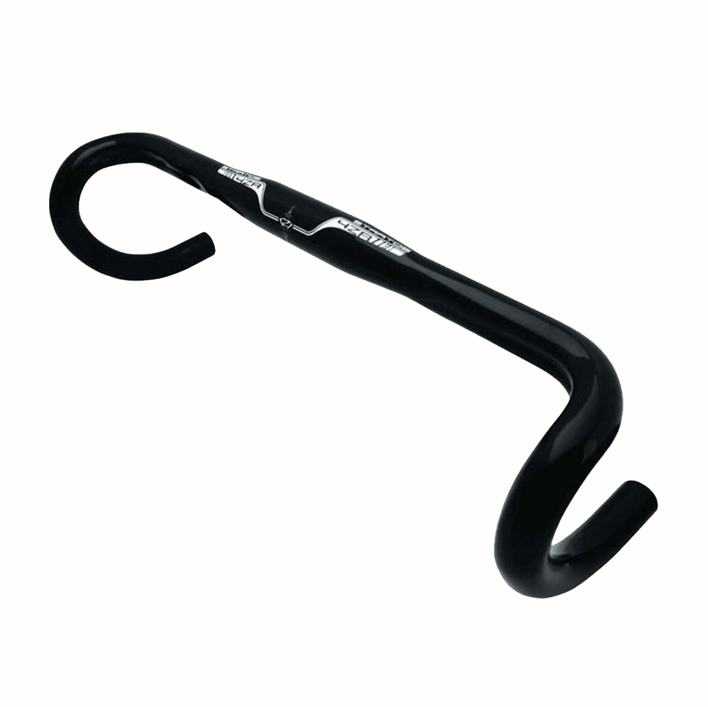 FSA Gossamer Wing Compact Drop Handlebar, Black / 420mm