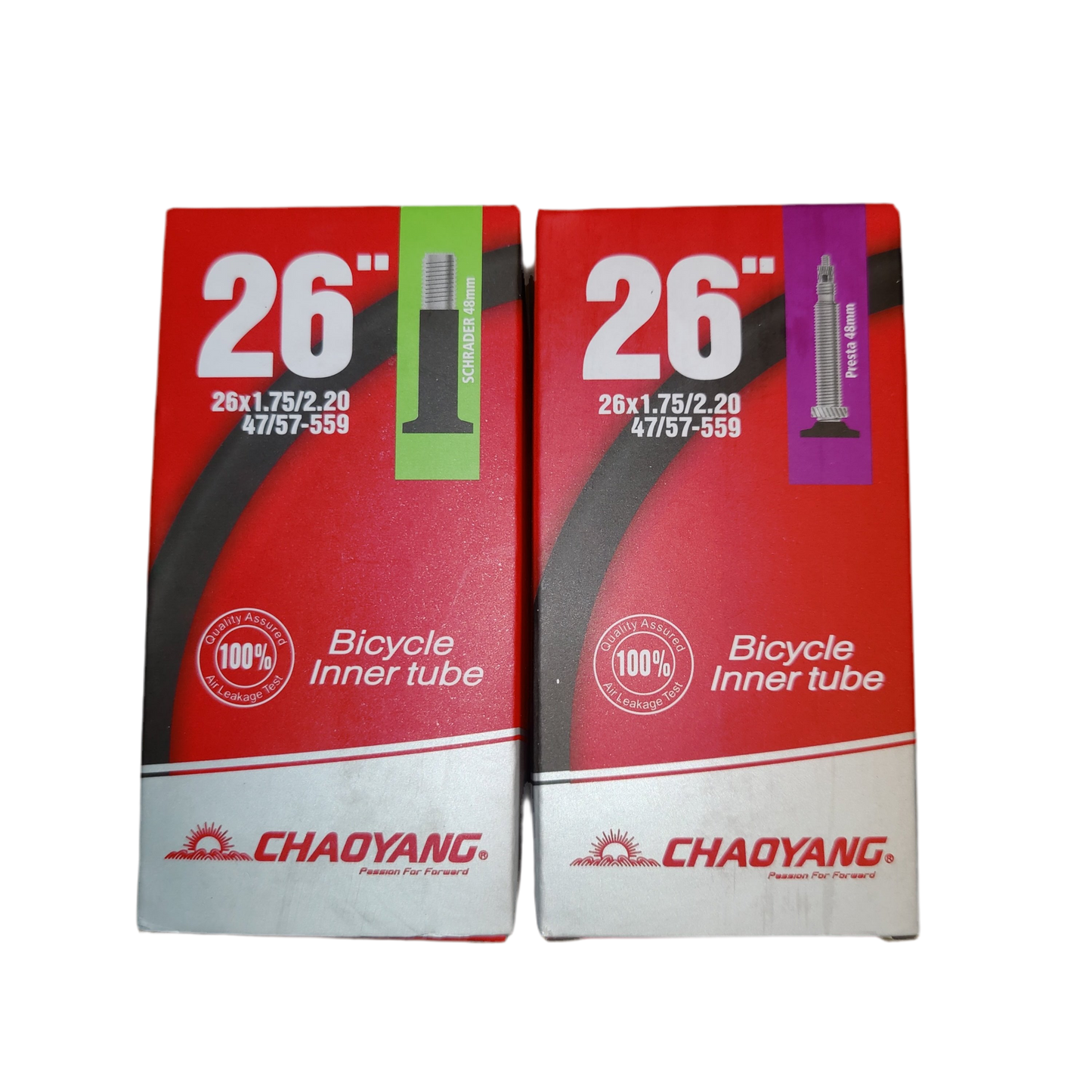 Chaoyang 26 x 1.75 to 2.2in Standard Inner Tube