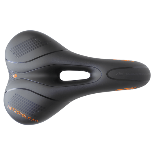 DDK 346SD Metropolitan Trekking Saddle w/ Handle & Cut-out (272 x 190mm)