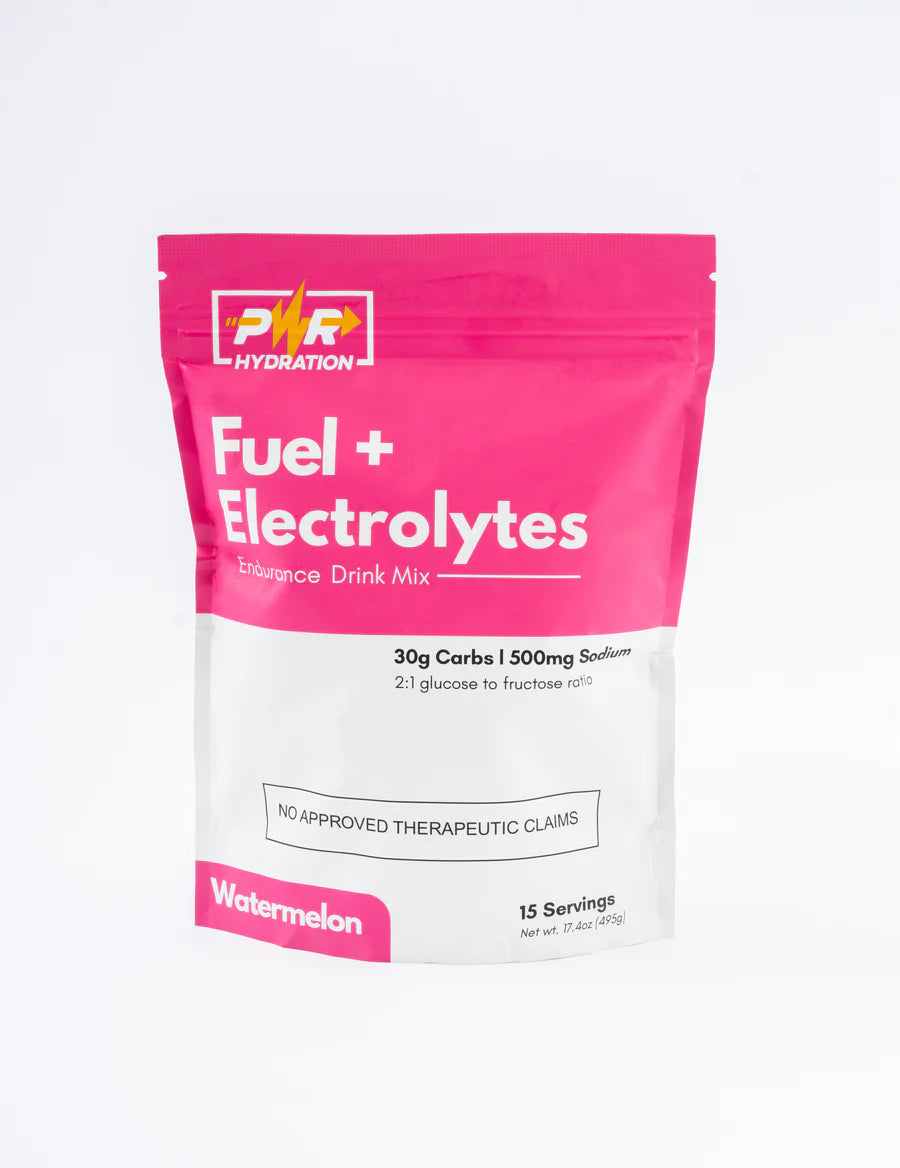 PWR Endurance Fuel + Electrolytes 500 - Carbs & Electrolytes Mix - Watermelon Flavor