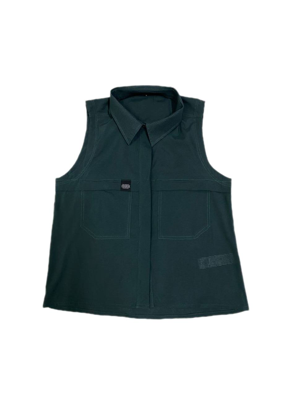 Courier PH OFF GRID Sleeveless Blouse