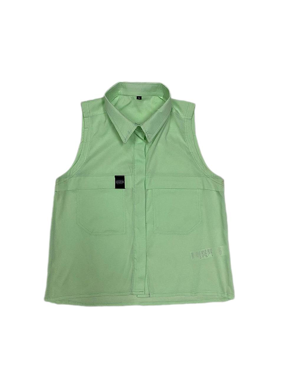 Courier PH OFF GRID Sleeveless Blouse