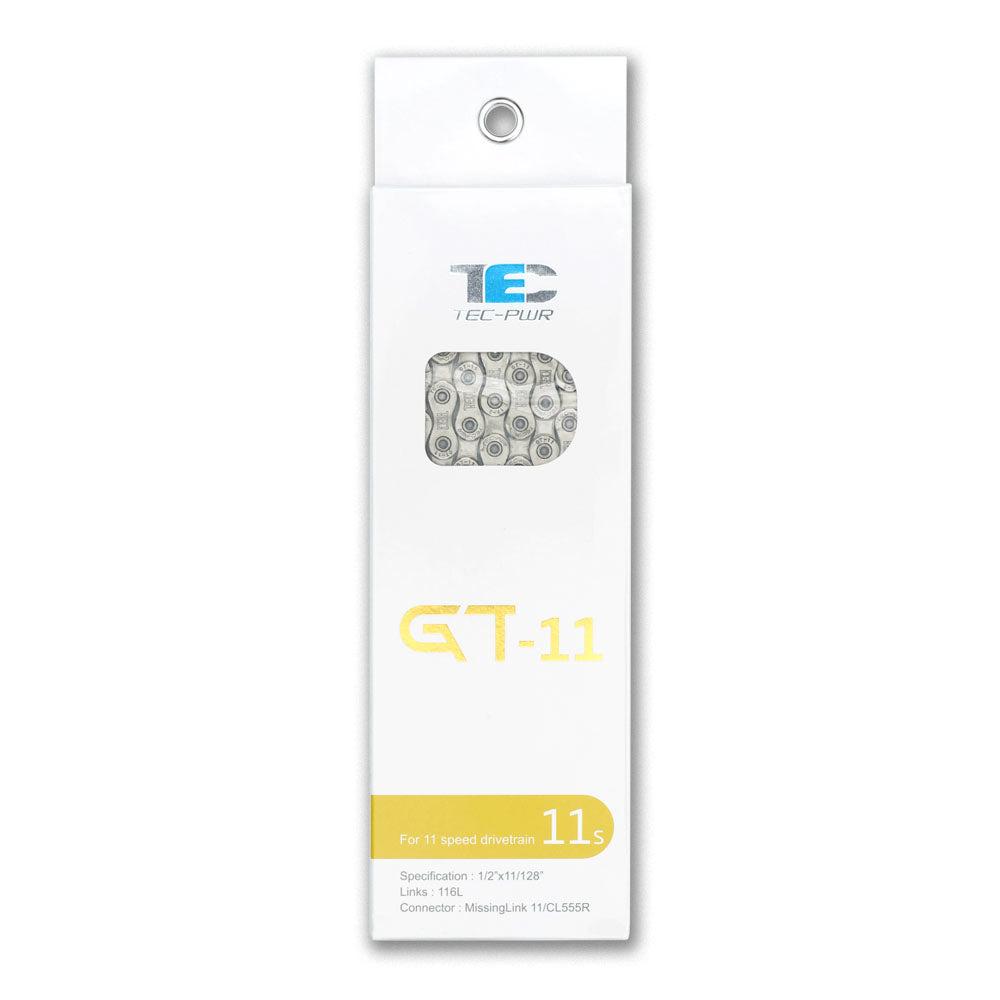 TEC-PWR GT-11 11s Chain by KMC (126L w/ Missing Link)