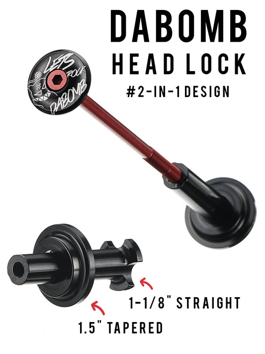 Da Bomb 2-in-1 Head Lock (Replaces Stem Cap & Star Nut)