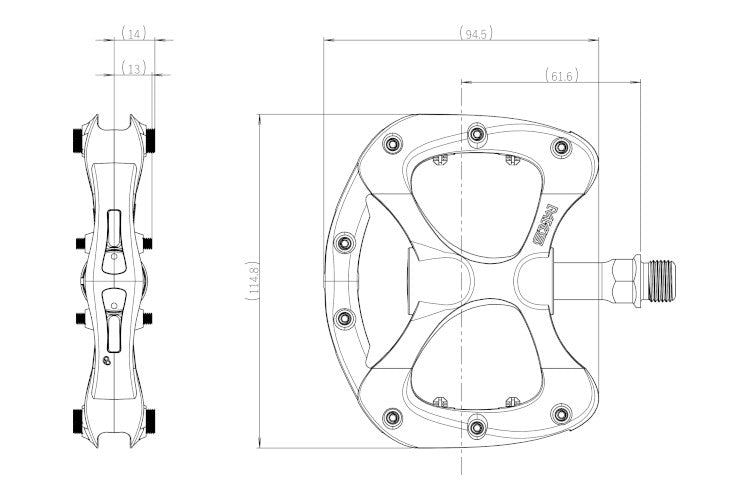 MKS Pretzel Pedals