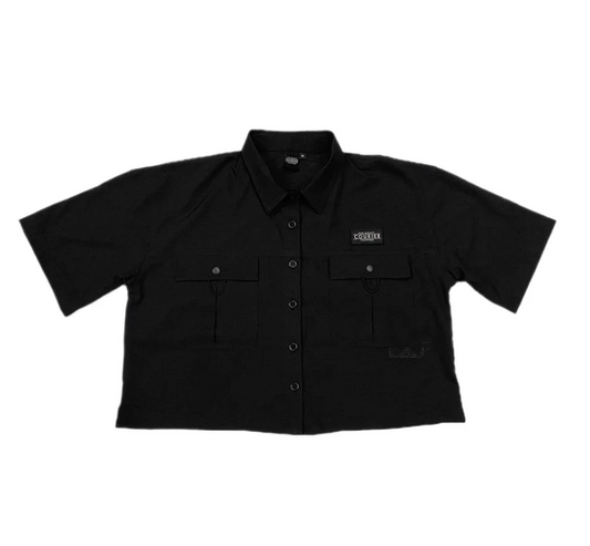 Courier PH Women's Hybrid Cropped Black