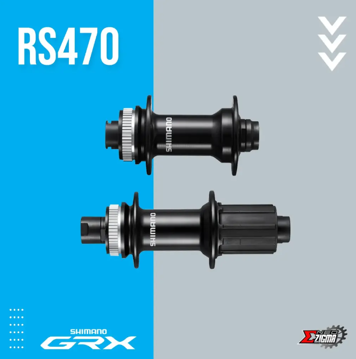 Shimano GRX RS470 100x142mmx 32H Center Lock Disc F/R