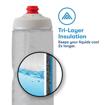 Polar Bottle Breakaway Insulated, Fly Dye, 710ml 24oz, Sport Cap + Dash Handle