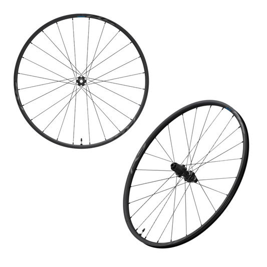 Shimano GRX/105 WH-RS370-TL-FR12 Wheelset: 10/11-speed, Tubeless Ready, 12mm E-Thru Axle