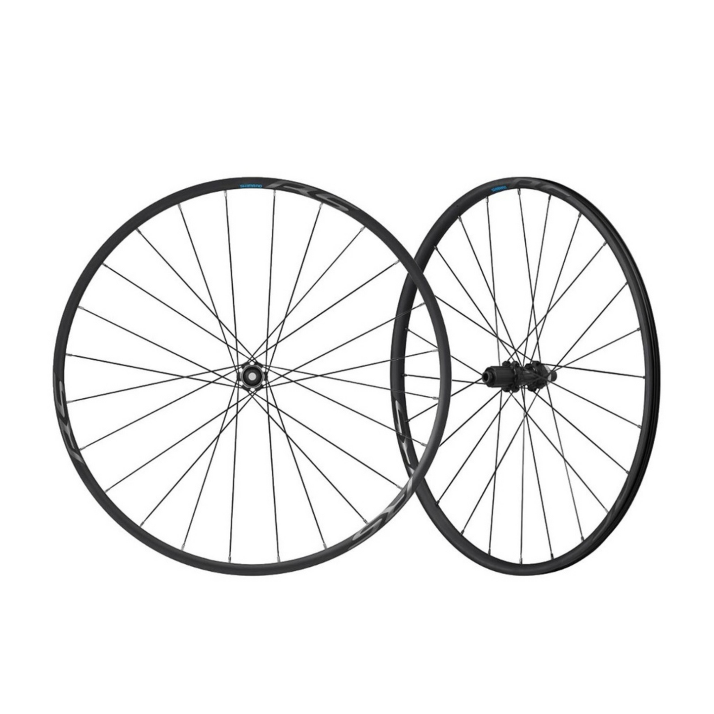 Shimano GRX/105 WH-RS370-TL-FR12 Wheelset: 10/11-speed, Tubeless Ready, 12mm E-Thru Axle