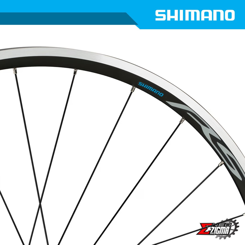 Shimano WH-RS100 Wheelset: Clincher 10/11 Spd