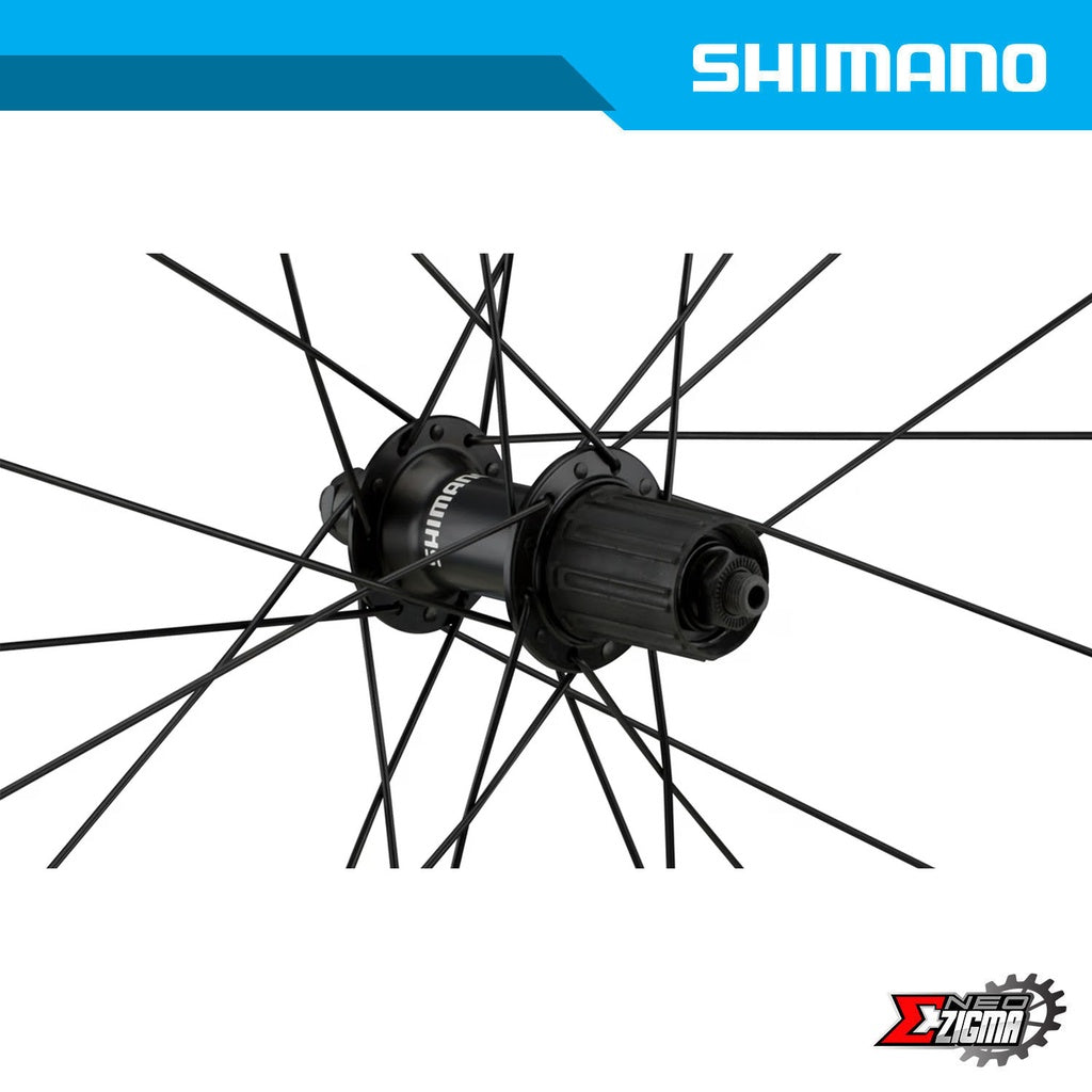 Shimano WH-RS100 Wheelset: Clincher 10/11 Spd