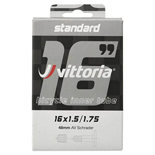 Vittoria Standard Butyl Inner Tube - 16 x 1.5 to 1.75in Schrader Valve (AV)