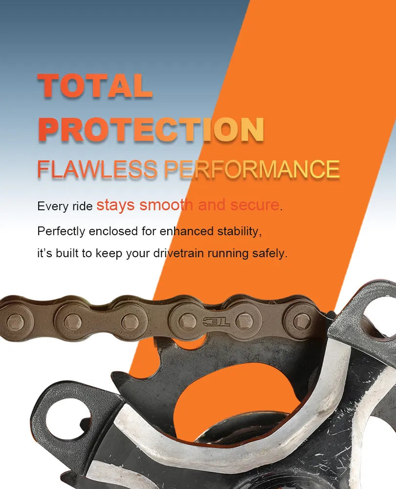 TEC-PWR Single Speed Chains by KMC (CT-1 or CT-1HX, 116L w/ Missing Link, 1/2 x 1/8in, BMX, Fixed, Track)