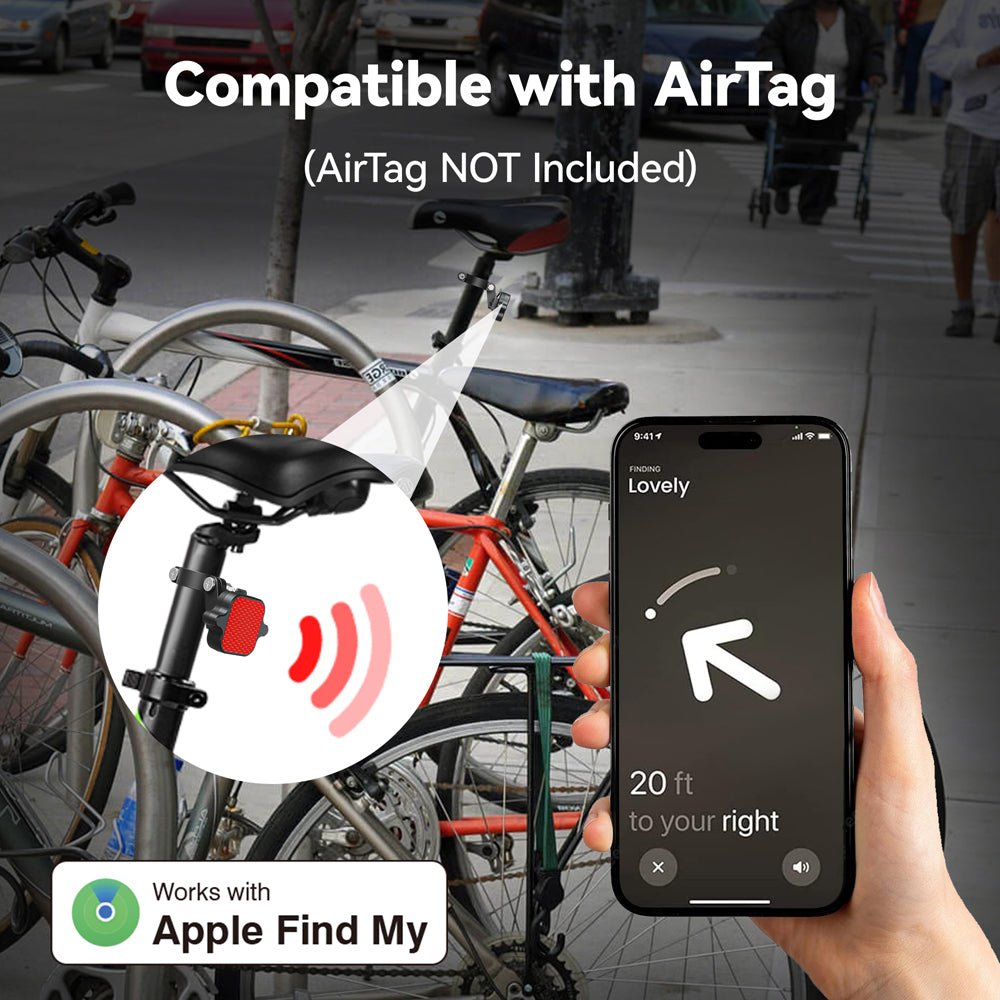 MiLi LiTag Tail Light (Apple Find My integrated)