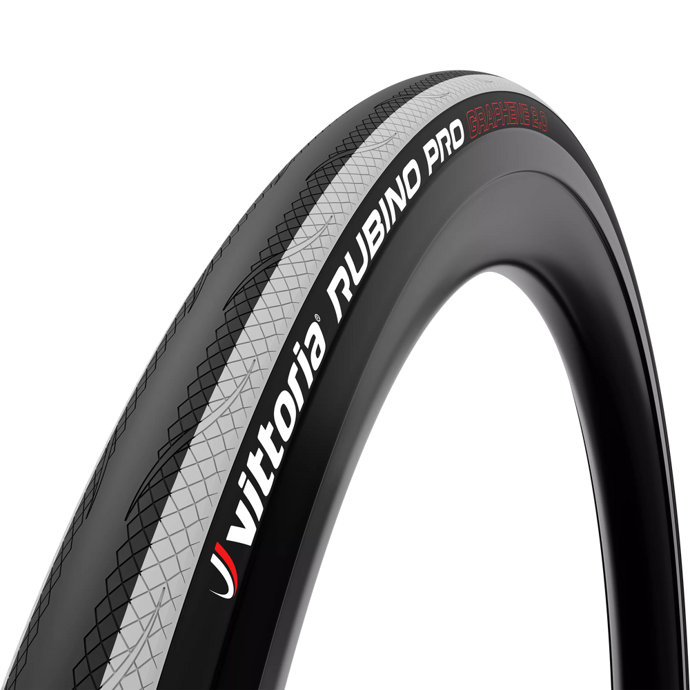 Vittoria Rubino Pro IV Road Tires (700 x 25, Blue Sidewalls, Tube Type)