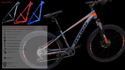 Ryder Cues 27.5" MTB 1x10-Speed Hydraulic