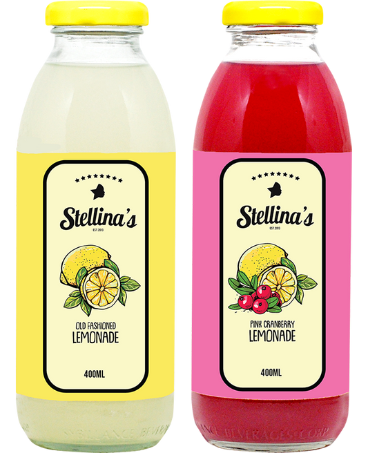 Stellina's Lemonade - 400ml Glass Bottle